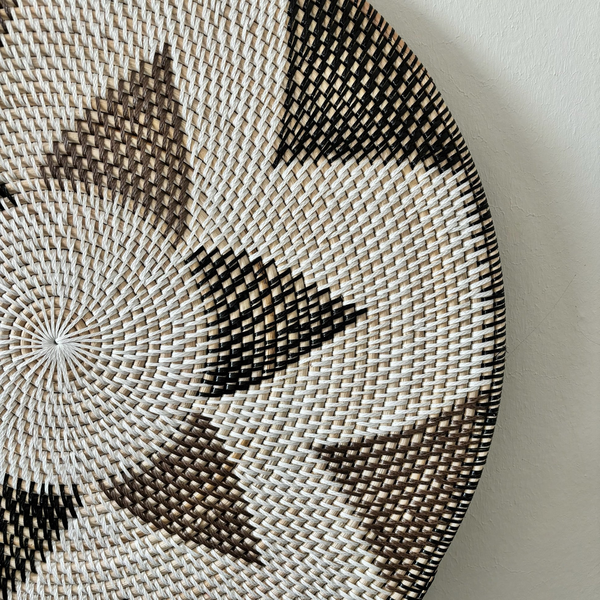 Rotan Wanddecoratie Rond Lana