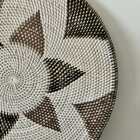 Rotan Wanddecoratie Rond Lana