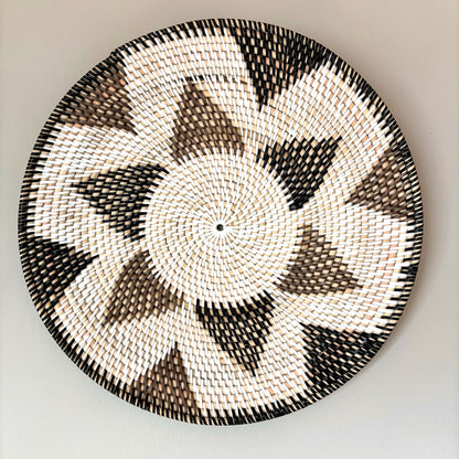 Rotan Wanddecoratie Rond Lana