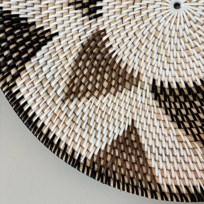 Rotan Wanddecoratie Rond Lana