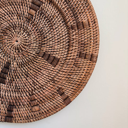 Rotan Wanddecoratie Rond Lina Ø50cm