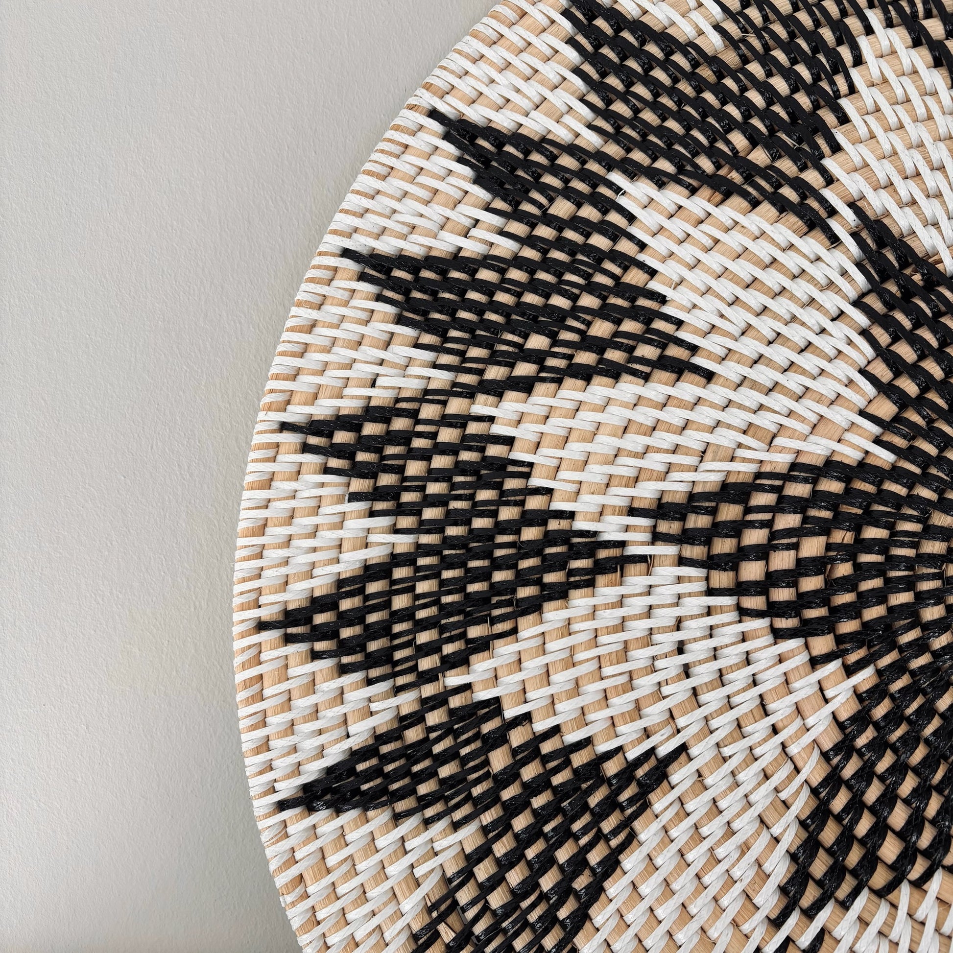 Rotan Wanddecoratie Rond Liva