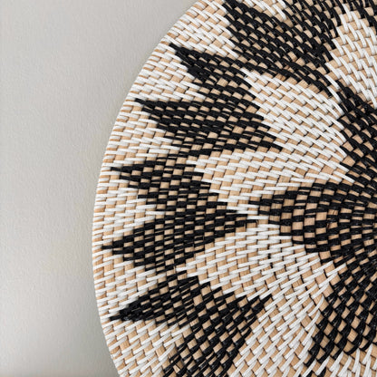 Rotan Wanddecoratie Rond Liva