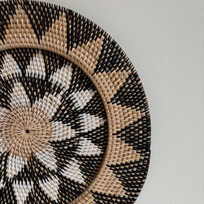 Rotan Wanddecoratie Rond Mauri