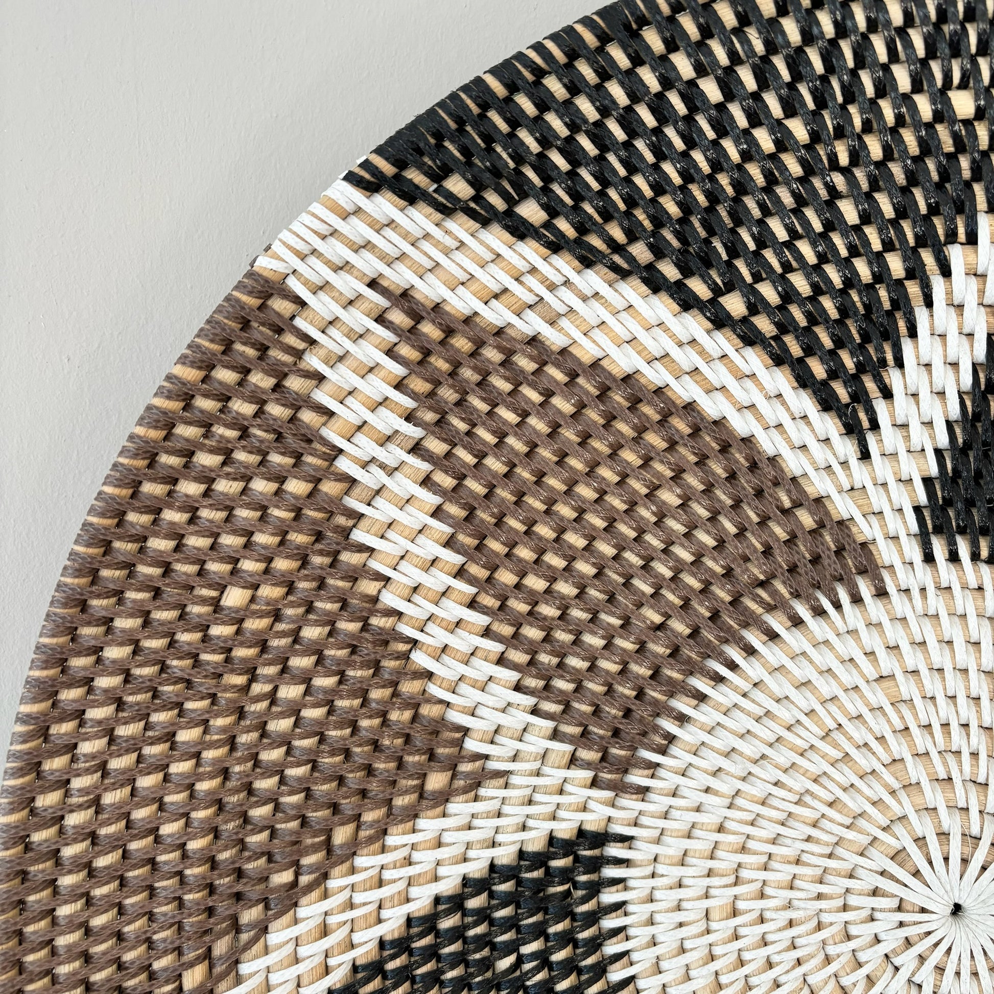 Rotan Wanddecoratie Rond Maya