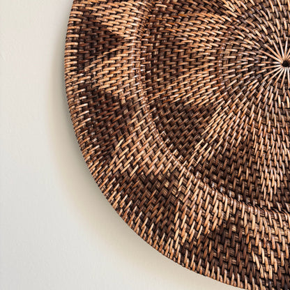 Rotan Wanddecoratie Rond Nina 