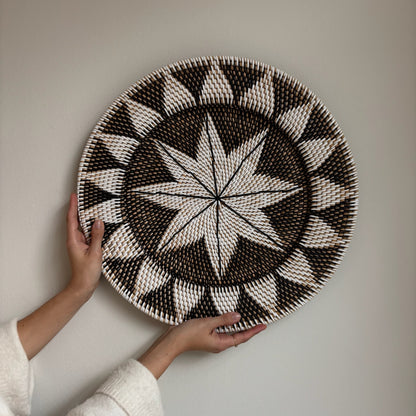 Rotan Wanddecoratie Rond Vieve