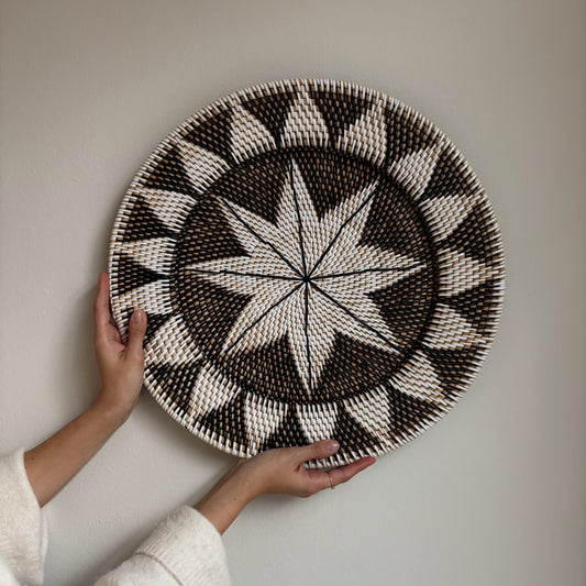 Rotan Wanddecoratie Rond Vieve