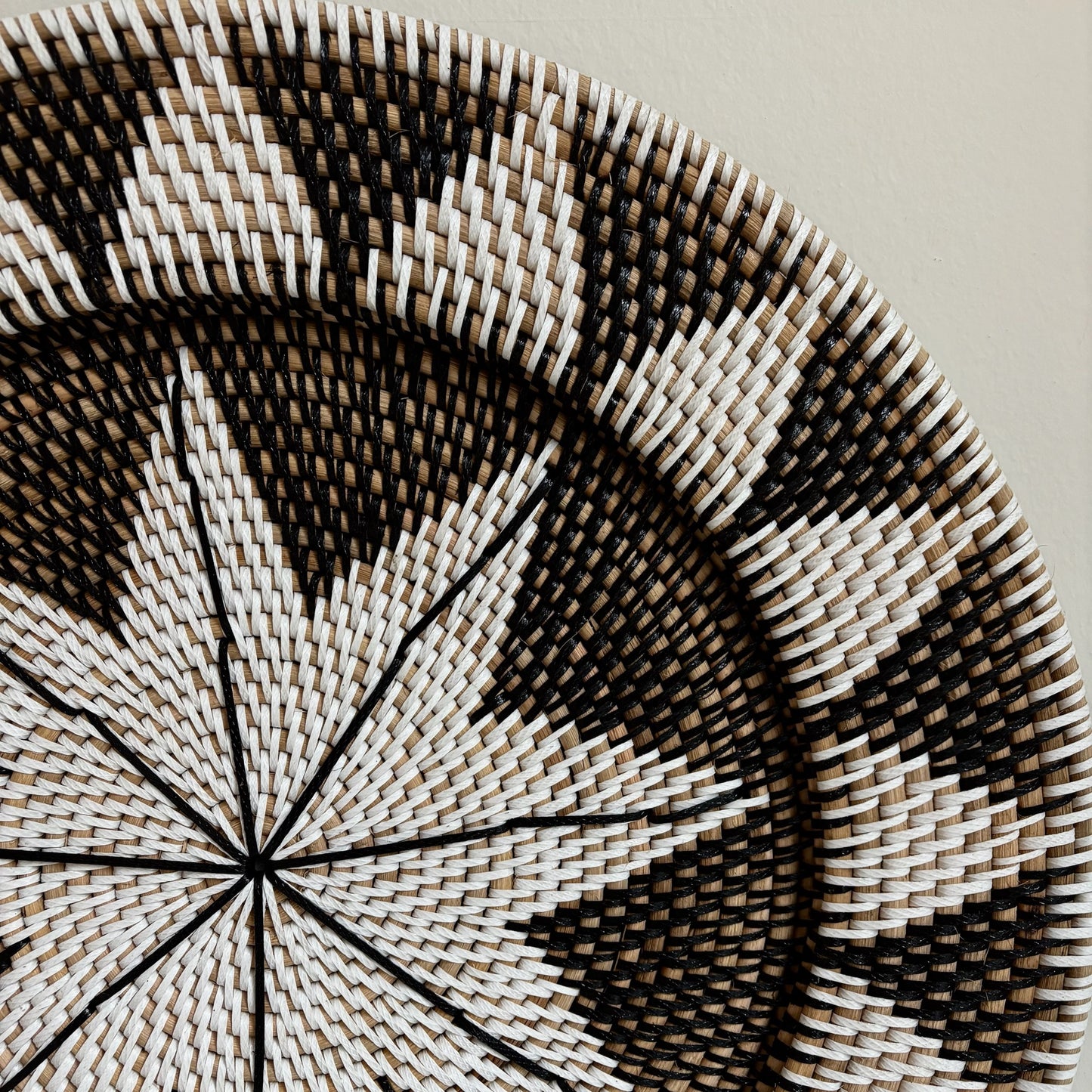 Rotan Wanddecoratie Rond Vieve
