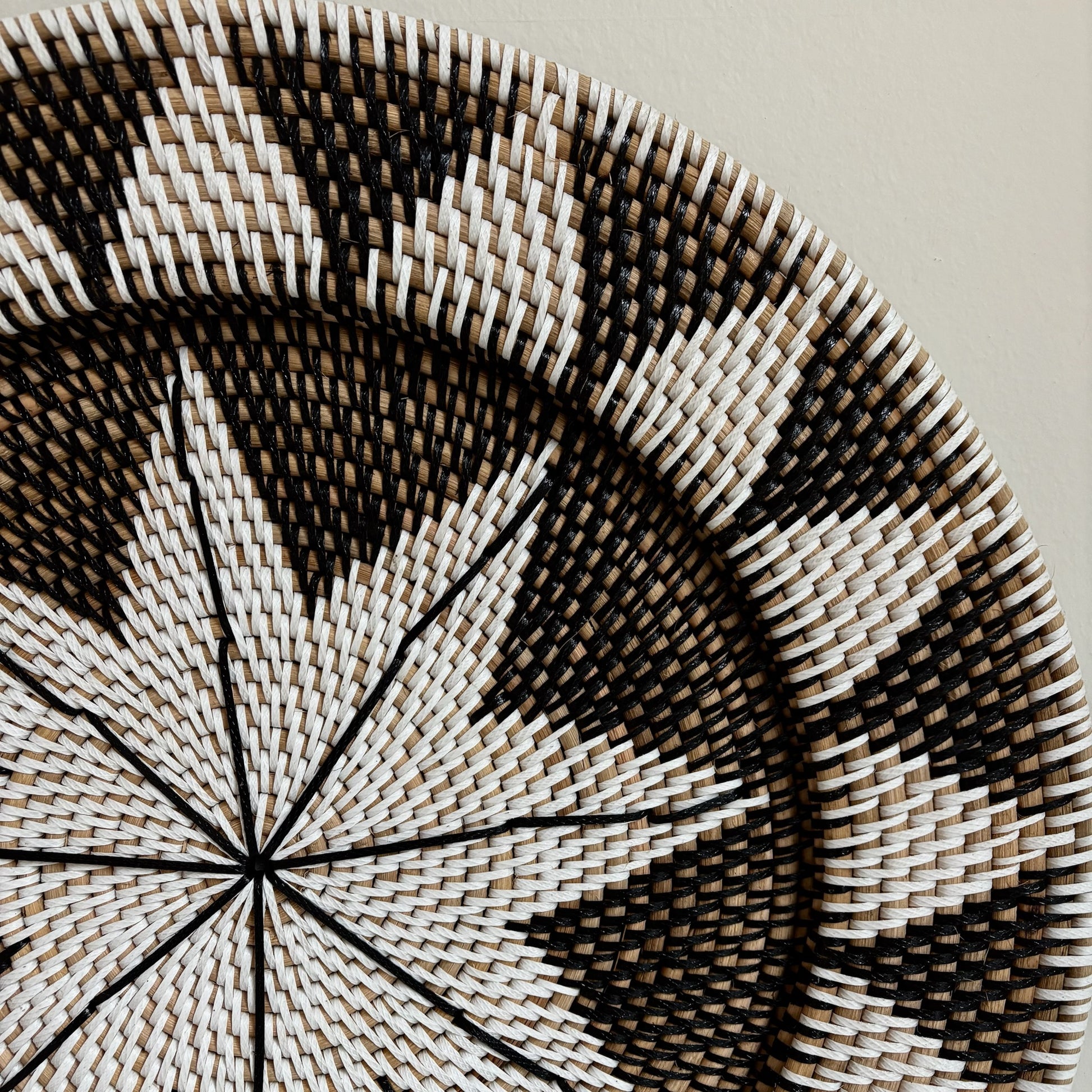 Rotan Wanddecoratie Rond Vieve