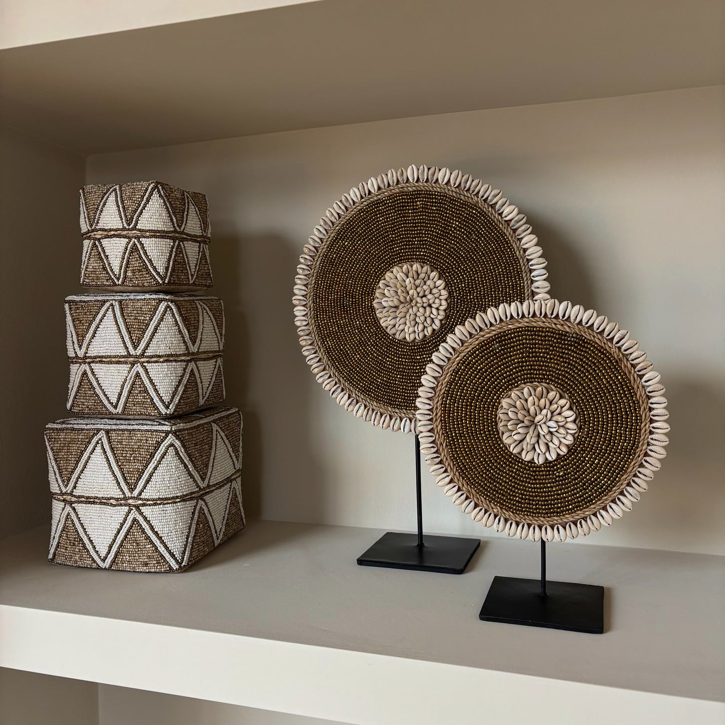 Schelpen Ornament op voet Feya