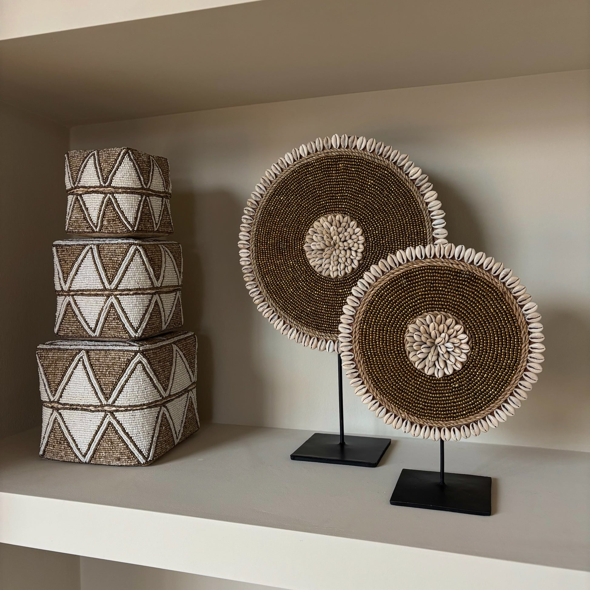 Schelpen Ornament op voet Feya