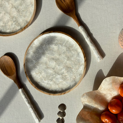 Tafeldecoratie capiz