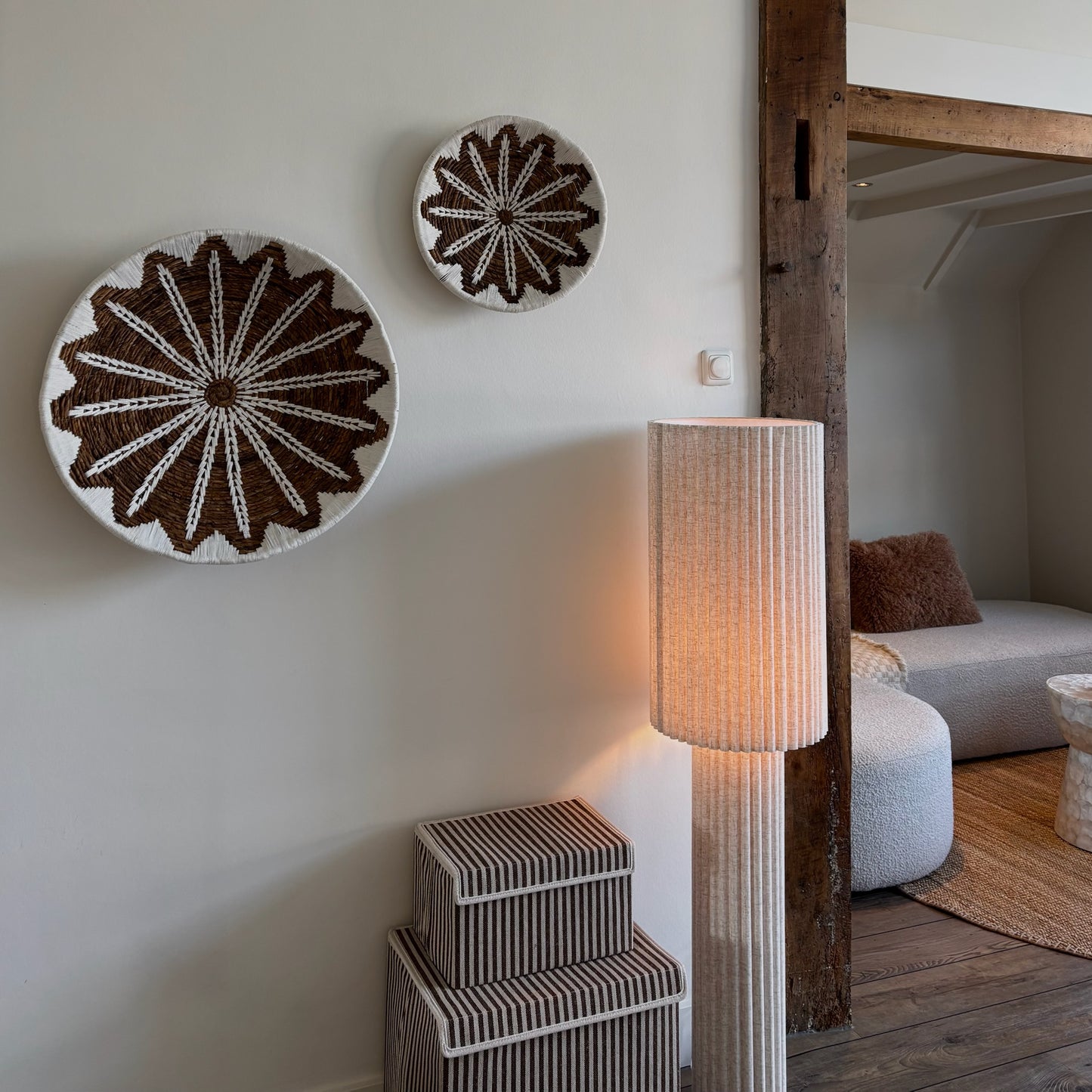 Wanddecoratie Rond Java