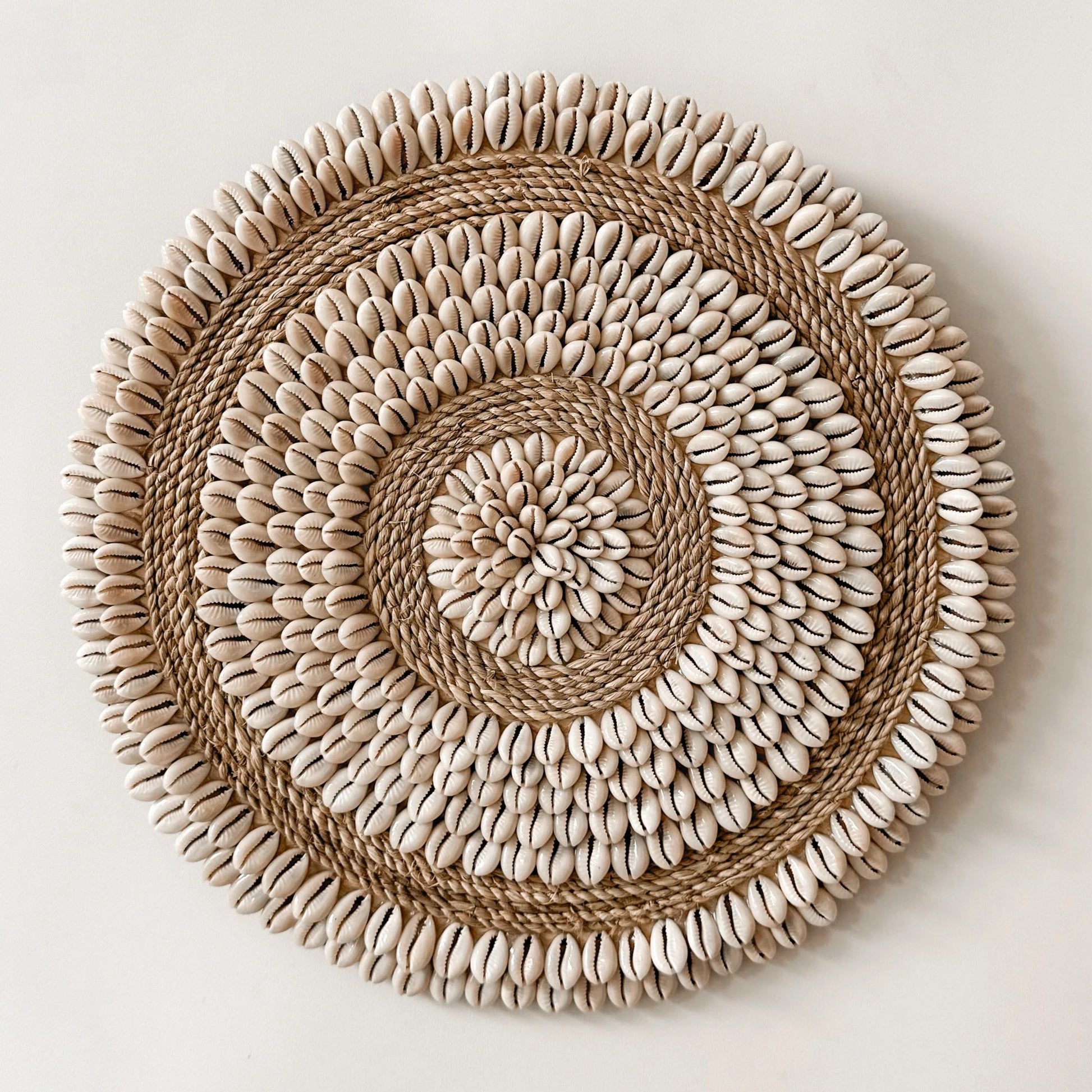 Wanddecoratie Rond met Schelpen Xiva Ø30cm