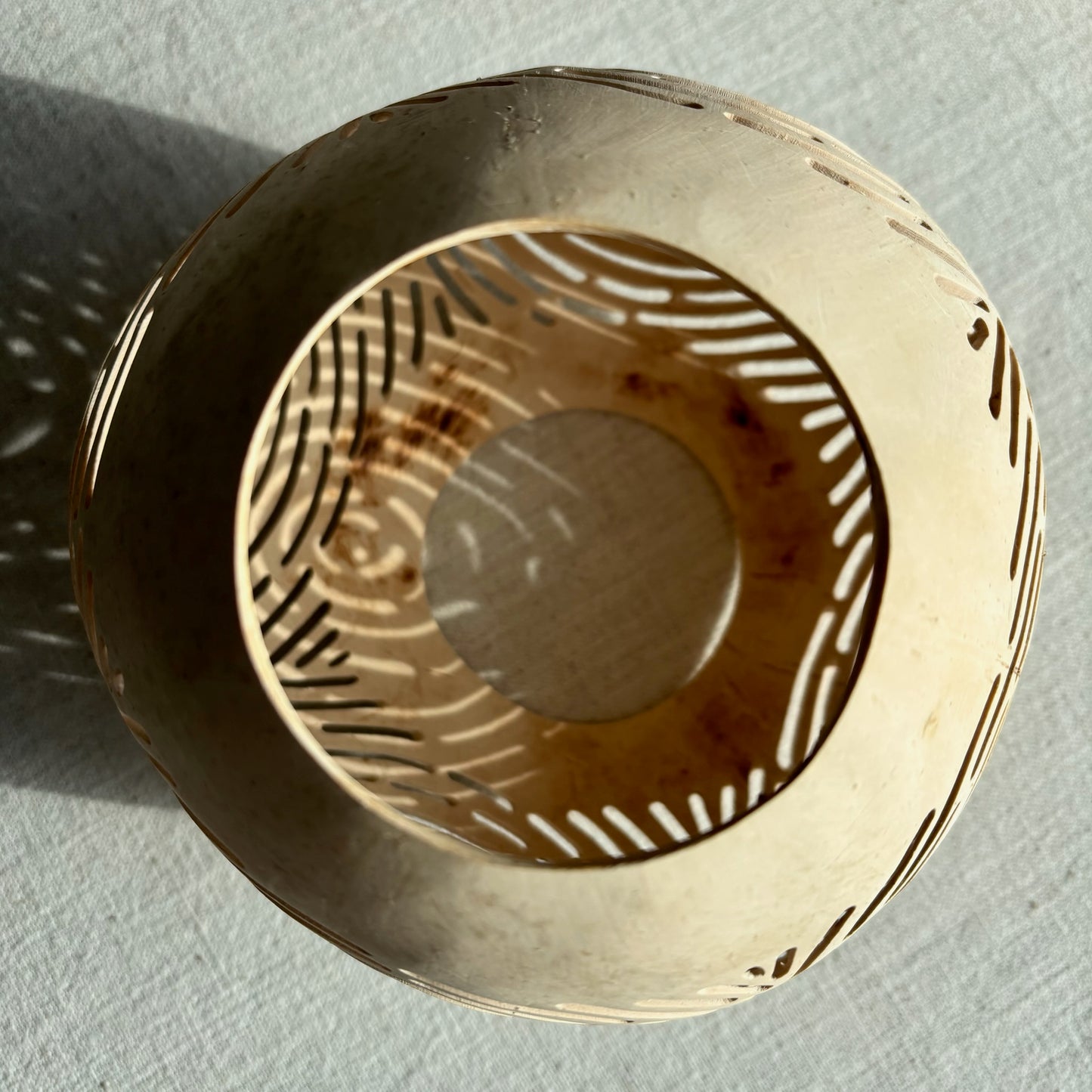 Waxinelichthouder Kokosnoot - Vera