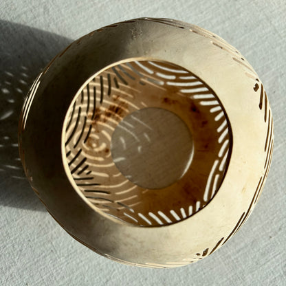 Waxinelichthouder Kokosnoot - Vera