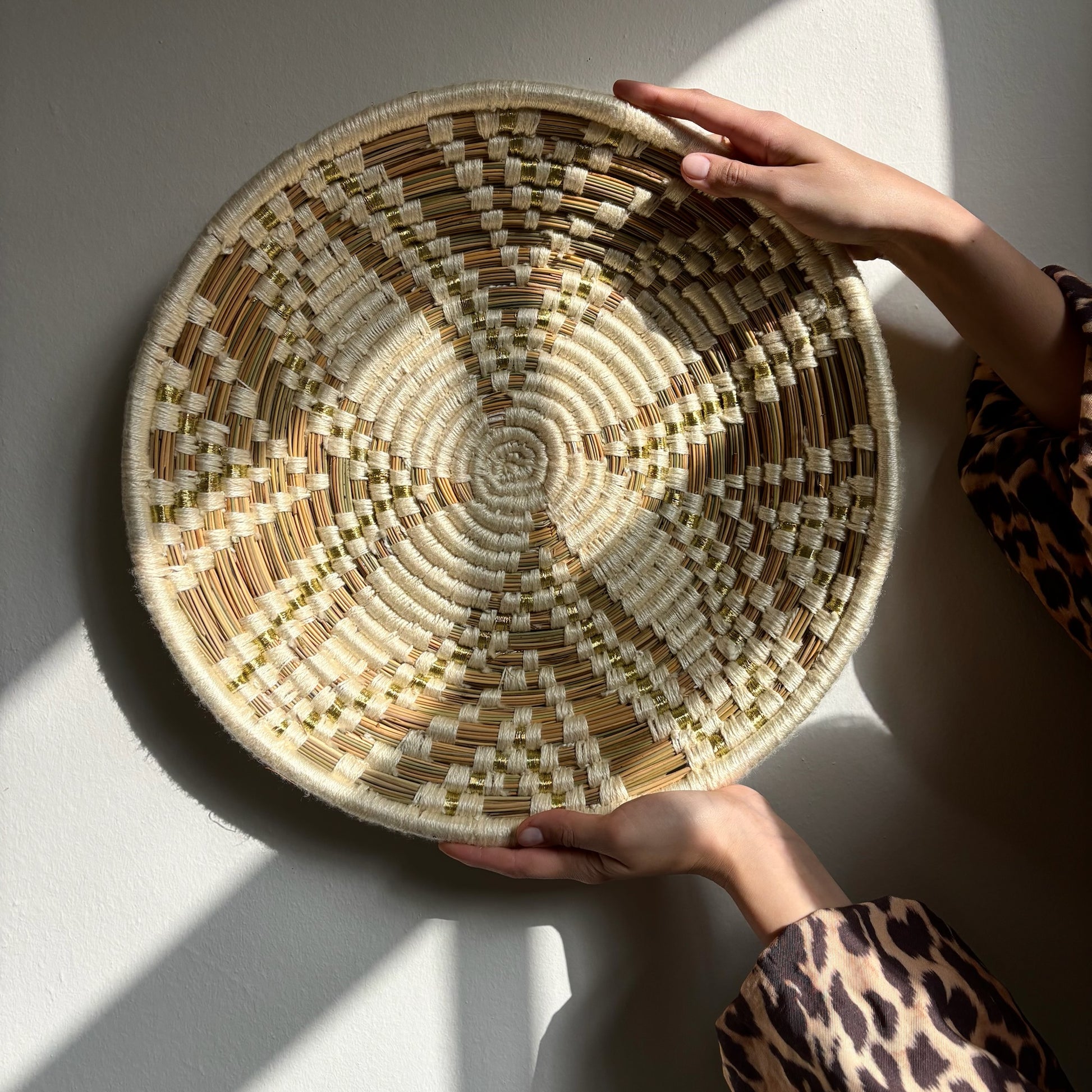 Zeegras Wanddecoratie Rond Bodi