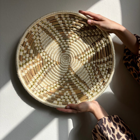 Zeegras Wanddecoratie Rond Bodi